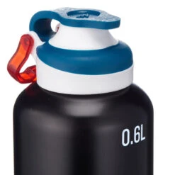 Quechua Drinkfles 500 Sneldop 0,6 Liter Aluminium Zwart. -Aanbiedingen Sportief Leven Winkel drinkfles 500 sneldop 06 liter aluminium zwart 2