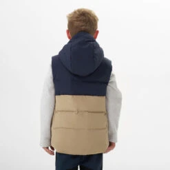 Quechua Gewatteerde Bodywarmer Voor Wandelen Beige En Blauw Kinderen 2-6 Jaar -Aanbiedingen Sportief Leven Winkel gewatteerde bodywarmer voor wandelen beige en blauw kinderen 2 6 jaar 3