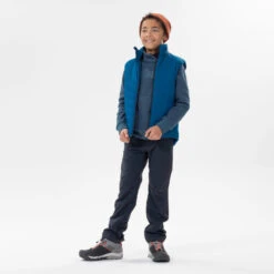 Quechua Gewatteerde Hybride Wandelbodywarmer Voor Kinderen Blauw 7-15 Jaar -Aanbiedingen Sportief Leven Winkel gewatteerde hybride wandelbodywarmer voor kinderen blauw 7 15 jaar 2