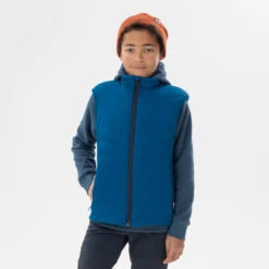 Quechua Gewatteerde Hybride Wandelbodywarmer Voor Kinderen Blauw 7-15 Jaar -Aanbiedingen Sportief Leven Winkel gewatteerde hybride wandelbodywarmer voor kinderen blauw 7 15 jaar 3