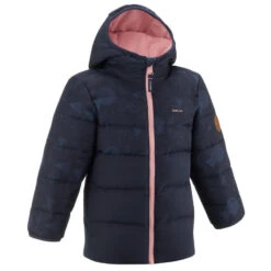 Quechua Gewatteerde Wandeljas Voor Kinderen 2-6 Jaar Marineblauw