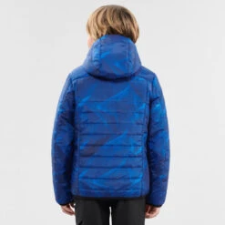 Quechua Gewatteerde Wandeljas Voor Kinderen MH500 Blauw -Aanbiedingen Sportief Leven Winkel gewatteerde wandeljas voor kinderen mh500 blauw 2