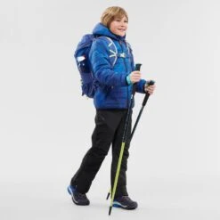 Quechua Gewatteerde Wandeljas Voor Kinderen MH500 Blauw -Aanbiedingen Sportief Leven Winkel gewatteerde wandeljas voor kinderen mh500 blauw 3
