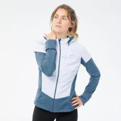 Quechua Hybride Fleece Jas Voor Wandelen Dames MH920 Met Capuchon -Aanbiedingen Sportief Leven Winkel hybride fleece jas voor wandelen dames mh920 met capuchon 2