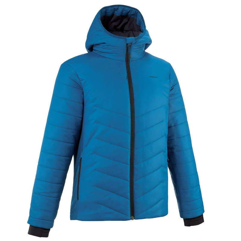 Quechua Hybride Gewatteerde Wandeljas Blauw Kinderen 7-15 Jaar 1 Quechua Hybride Gewatteerde Wandeljas Blauw Kinderen 7-15 Jaar