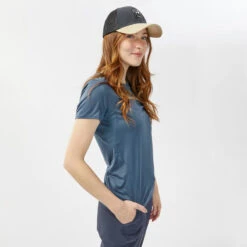 Quechua T-shirt Voor Bergwandelen Dames MH100 7 Quechua T-shirt Voor Bergwandelen Dames MH100 -Aanbiedingen Sportief Leven Winkel t shirt voor bergwandelen dames mh100 3