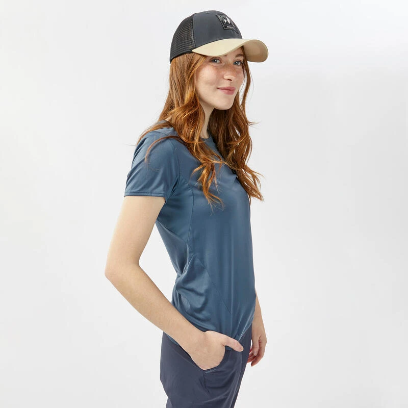 Quechua T-shirt Voor Bergwandelen Dames MH100 4 Quechua T-shirt Voor Bergwandelen Dames MH100 - Afbeelding 4