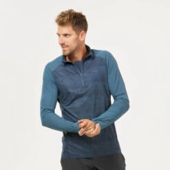 Quechua Uv-werend Wandelshirt Voor Heren MH550 Lange Mouwen -Aanbiedingen Sportief Leven Winkel uv werend wandelshirt voor heren mh550 lange mouwen 2