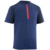 Quechua Wandel T-shirt MH550 Blauw Kinderen 7-15 Jaar