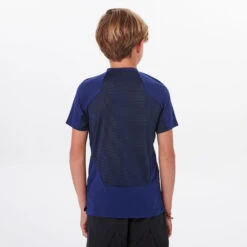 Quechua Wandel T-shirt MH550 Blauw Kinderen 7-15 Jaar -Aanbiedingen Sportief Leven Winkel wandel t shirt mh550 blauw kinderen 7 15 jaar 3