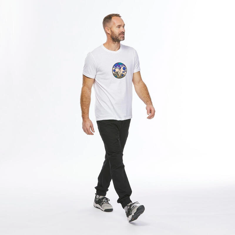 Quechua Wandel T-shirt Voor Heren NH550 Fresh 2 Quechua Wandel T-shirt Voor Heren NH550 Fresh - Afbeelding 2