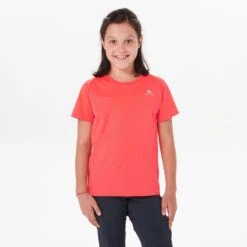 Quechua Wandel T-shirt Voor Kinderen MH500 Koraalrood 7 Tot 15 Jaar -Aanbiedingen Sportief Leven Winkel wandel t shirt voor kinderen mh500 koraalrood 7 tot 15 jaar 2