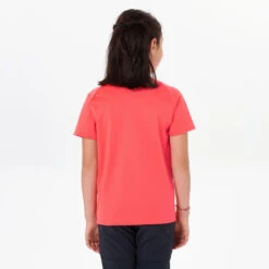 Quechua Wandel T-shirt Voor Kinderen MH500 Koraalrood 7 Tot 15 Jaar -Aanbiedingen Sportief Leven Winkel wandel t shirt voor kinderen mh500 koraalrood 7 tot 15 jaar 3