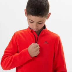 Quechua Wandelfleece MH100 Rood Kinderen 7-15 Jaar -Aanbiedingen Sportief Leven Winkel wandelfleece mh100 rood kinderen 7 15 jaar 4