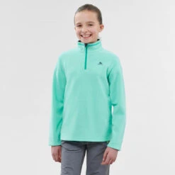Quechua Wandelfleece Voor Kinderen MH100 Turquoise 7-15 Jaar -Aanbiedingen Sportief Leven Winkel wandelfleece voor kinderen mh100 turquoise 7 15 jaar 2