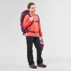 Quechua Wandelfleece Voor Kinderen MH150 Koraalrood 7-15 Jaar -Aanbiedingen Sportief Leven Winkel wandelfleece voor kinderen mh150 koraalrood 7 15 jaar 3