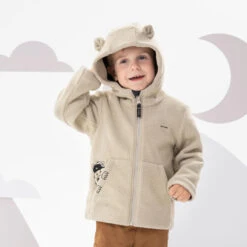 Quechua Wandelfleece Voor Kinderen MH500 Beige 2-6 Jaar -Aanbiedingen Sportief Leven Winkel wandelfleece voor kinderen mh500 beige 2 6 jaar 3