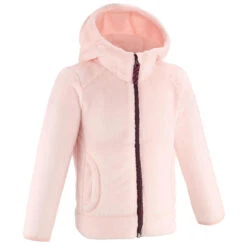Quechua Wandelfleece Voor Kinderen MH500 Roze 2-6 Jaar