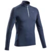 Quechua Wandelshirt Met Lange Mouwen Voor Heren MH900 Gerecycled Synthetisch Materiaal