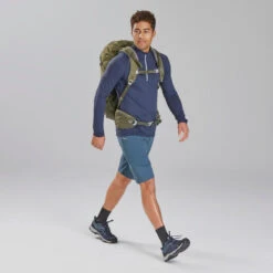 Quechua Wandelshirt Met Lange Mouwen Voor Heren MH900 Gerecycled Synthetisch Materiaal -Aanbiedingen Sportief Leven Winkel wandelshirt met lange mouwen voor heren mh900 gerecycled synthetisch materiaal 3