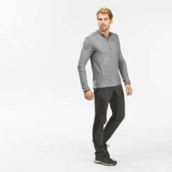 Quechua Wandelshirt Voor Heren MH550 Lange Mouwen Synthetisch Materiaal -Aanbiedingen Sportief Leven Winkel wandelshirt voor heren mh550 lange mouwen synthetisch materiaal 2