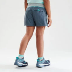 Quechua Wandelshort MH500 Donkergrijs Kinderen 7-15 Jaar -Aanbiedingen Sportief Leven Winkel wandelshort mh500 donkergrijs kinderen 7 15 jaar 3