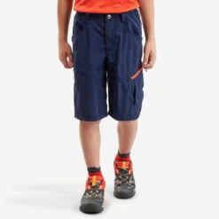 Quechua Wandelshort MH500 Marineblauw Kinderen 7-15 Jaar -Aanbiedingen Sportief Leven Winkel wandelshort mh500 marineblauw kinderen 7 15 jaar 2