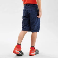 Quechua Wandelshort MH500 Marineblauw Kinderen 7-15 Jaar -Aanbiedingen Sportief Leven Winkel wandelshort mh500 marineblauw kinderen 7 15 jaar 3