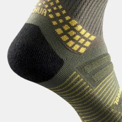 Quechua Wandelsokken Hike 900 HIGH Kaki 2 Paar -Aanbiedingen Sportief Leven Winkel wandelsokken hike 900 high kaki 2 paar 4