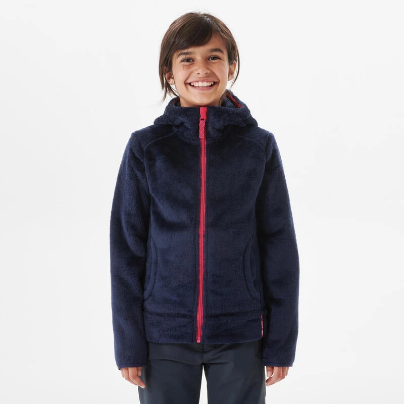 Quechua Warm Fleece Vest Voor Wandelen Kinderen MH500 Blauw 7-15 Jaar 3 Quechua Warm Fleece Vest Voor Wandelen Kinderen MH500 Blauw 7-15 Jaar - Afbeelding 3