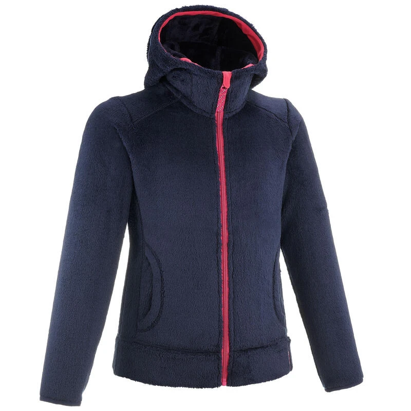 Quechua Warm Fleece Vest Voor Wandelen Kinderen MH500 Blauw 7-15 Jaar 1 Quechua Warm Fleece Vest Voor Wandelen Kinderen MH500 Blauw 7-15 Jaar
