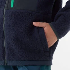Quechua WARM FLEECE VEST VOOR WANDELEN KINDEREN MH500 MARINEBLAUW 7-15 JAAR -Aanbiedingen Sportief Leven Winkel warm fleece vest voor wandelen kinderen mh500 marineblauw 7 15 jaar 4