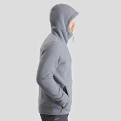 Quechua Warme Fleece Wandeljas Voor Heren SH100 U-WARM -Aanbiedingen Sportief Leven Winkel warme fleece wandeljas voor heren sh100 u warm 2