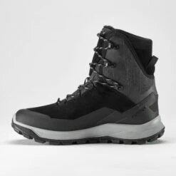 Quechua Warme Waterdichte Leren Wandelschoenen Voor Heren SH500 U-warm -Aanbiedingen Sportief Leven Winkel warme waterdichte leren wandelschoenen voor heren sh500 u warm 2