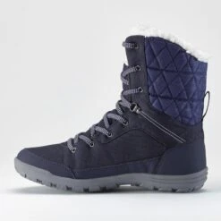 Quechua Warme Waterdichte Wandelschoenen Dames SH100 WARM Hoog -Aanbiedingen Sportief Leven Winkel warme waterdichte wandelschoenen dames sh100 warm hoog 2