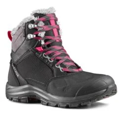 Quechua Warme Waterdichte Wandelschoenen Dames SH520 X-WARM Mid