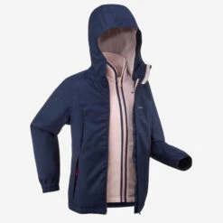 Quechua Waterdichte 3-in-1-wandeljas Voor Kinderen SH100 Warm -0,5°C 7-15 Jaar