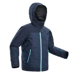 Quechua Waterdichte 3-in-1-wandeljas Voor Kinderen SH500 X-Warm -16°C 7-15 Jaar