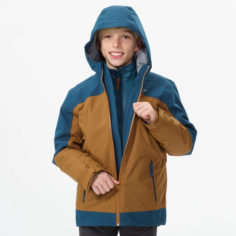 Quechua Waterdichte 3-in-1 Winterjas Voor Wandelen SH500 X-Warm -8°C Kinderen 7-15 Jaar 2 Quechua Waterdichte 3-in-1 Winterjas Voor Wandelen SH500 X-Warm -8°C Kinderen 7-15 Jaar - Afbeelding 2