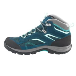 Quechua Waterdichte Bergwandelschoenen Voor Dames MH100 Mid Turquoise -Aanbiedingen Sportief Leven Winkel waterdichte bergwandelschoenen voor dames mh100 mid turquoise 2