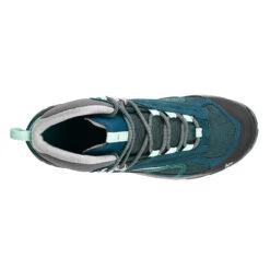 Quechua Waterdichte Bergwandelschoenen Voor Dames MH100 Mid Turquoise -Aanbiedingen Sportief Leven Winkel waterdichte bergwandelschoenen voor dames mh100 mid turquoise 3