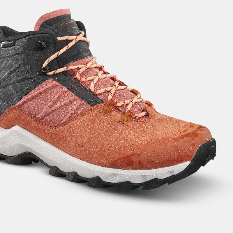 Quechua Waterdichte Bergwandelschoenen Voor Dames MH500 Mid Sepia 2 Quechua Waterdichte Bergwandelschoenen Voor Dames MH500 Mid Sepia - Afbeelding 2
