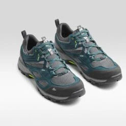 Quechua Waterdichte Bergwandelschoenen Voor Heren MH100 Blauw -Aanbiedingen Sportief Leven Winkel waterdichte bergwandelschoenen voor heren mh100 blauw 3