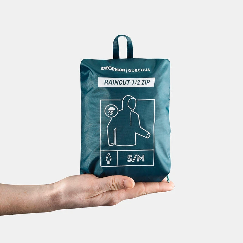 Quechua Winddichte En Waterafstotende Wandeljas Raincut 1/2 Rits Dames 2 Quechua Winddichte En Waterafstotende Wandeljas Raincut 1/2 Rits Dames - Afbeelding 2